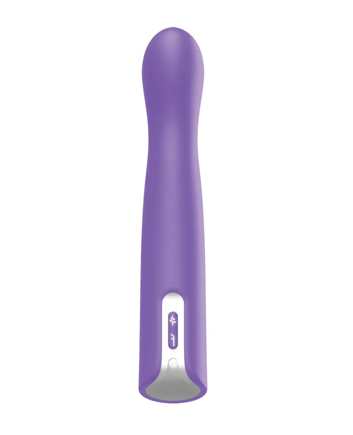 Vibrators Luv Inc GSpot Vibrator wMoving Beads Purple Vvole