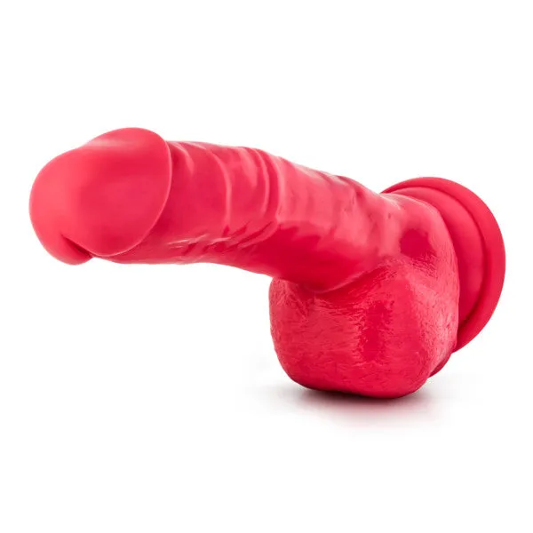 Blush Novelties Female Sex Toys Ruse Shimmy Cerise Red Realistic Dildo