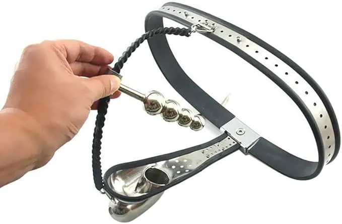 Male Sex Toys Black Emperor Fully Locking Male T Type Chastity Belt Cock Cage Black Emperor