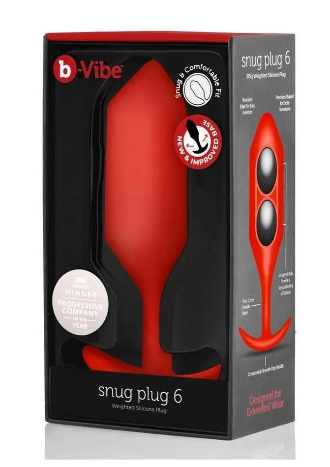 bVibe Anal BVibe Snug Plug 6 Silicone Weighted Anal Plug