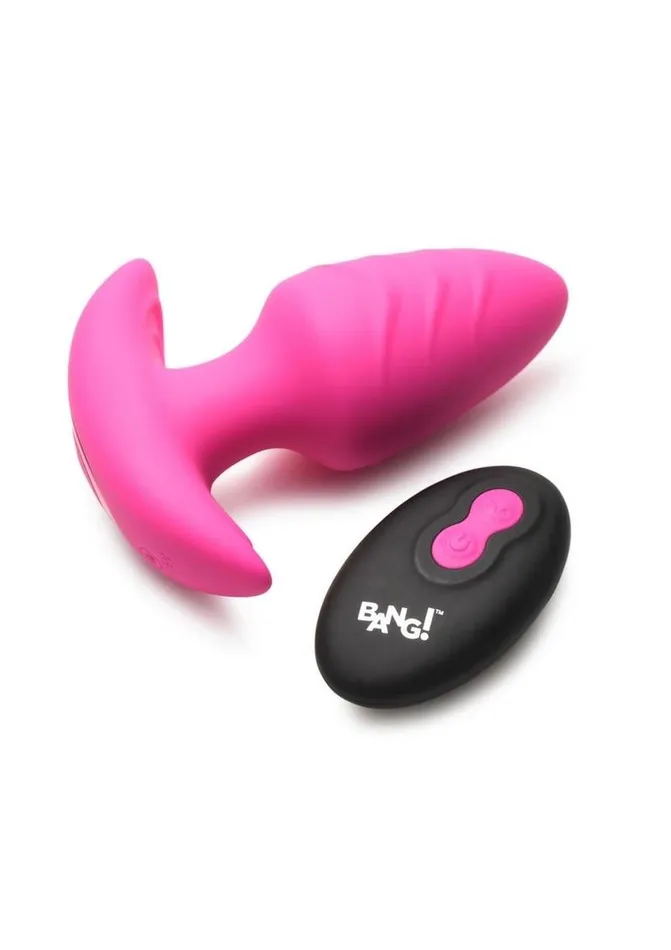 BANG Anal Bang Rotating Vibra Plug WRemote Pnk