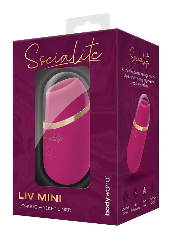 Bodywand Female Sex Toys Bodywand Socialite Liv Mini Tongue Licker