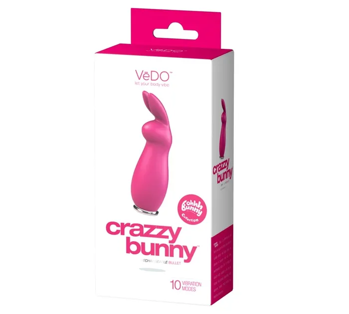 VeDO Female Sex Toys Crazzy Bunny Rechargeable Bullet VeDO Female Sex Toys Crazzy Bunny Rechargeable Bullet