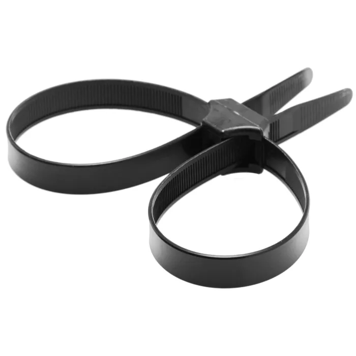Anal XR Brands Misbehaved Black Zip Tie Police Cuffs 5 Pack