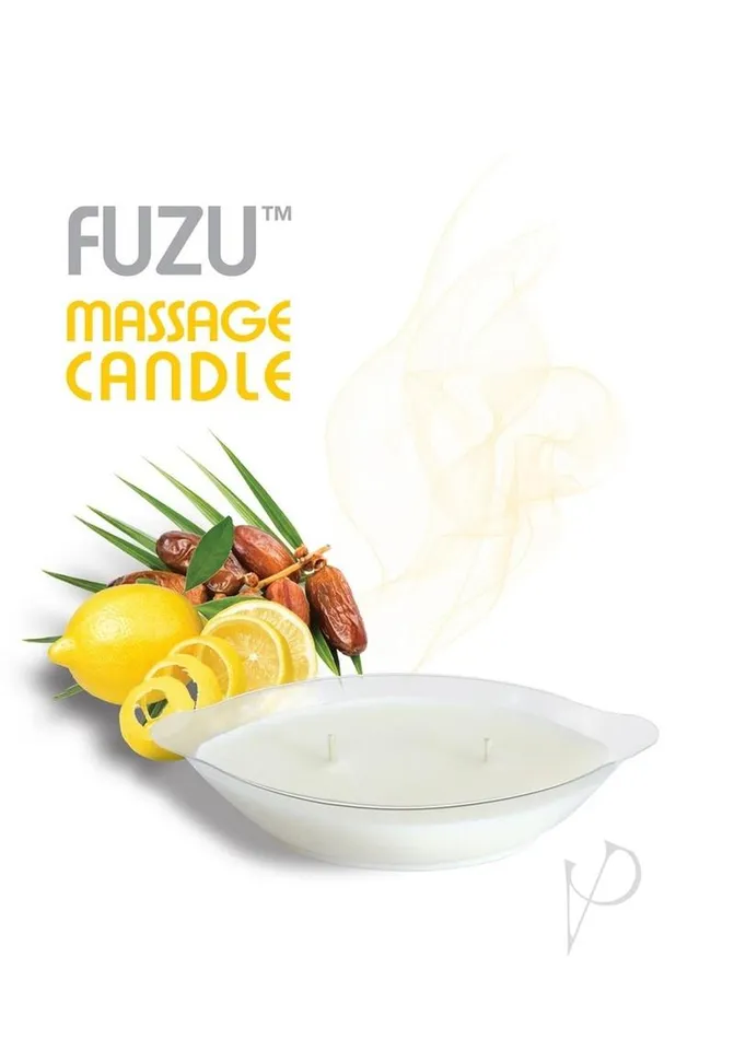 Couples Fuzu Fuzu Massage Candle Fiji Dateslemon 4oz Couples Fuzu Fuzu Massage Candle Fiji Dateslemon 4oz