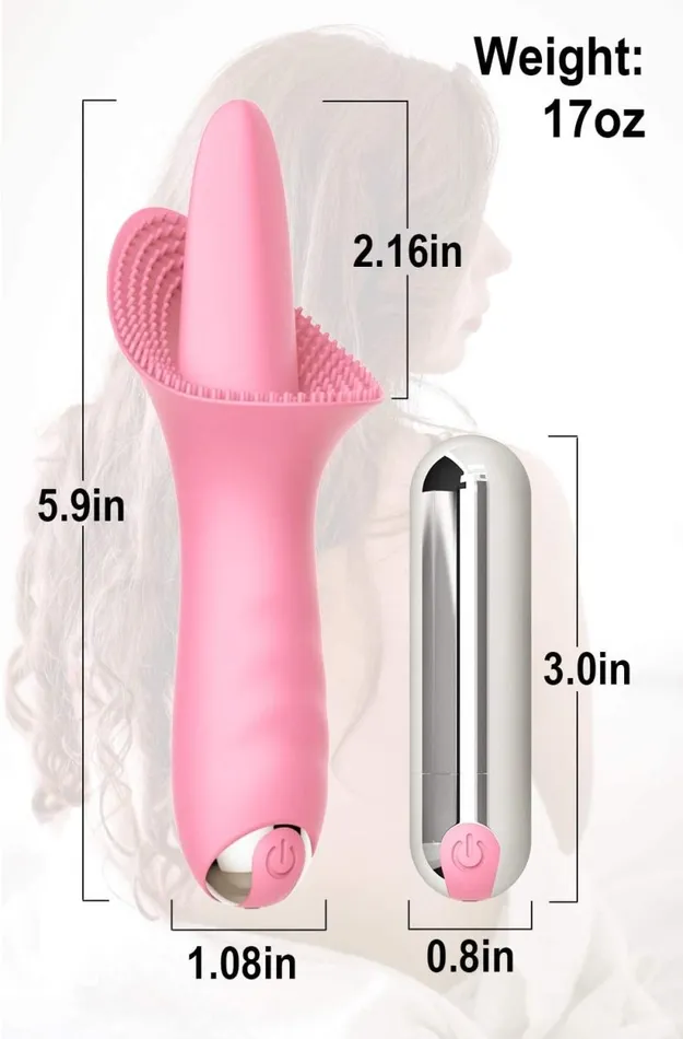 Female Sex Toys 10 Vibraring Mode 2 In 1 Waterproof Stimulation Silicone Vibrator Sohimi